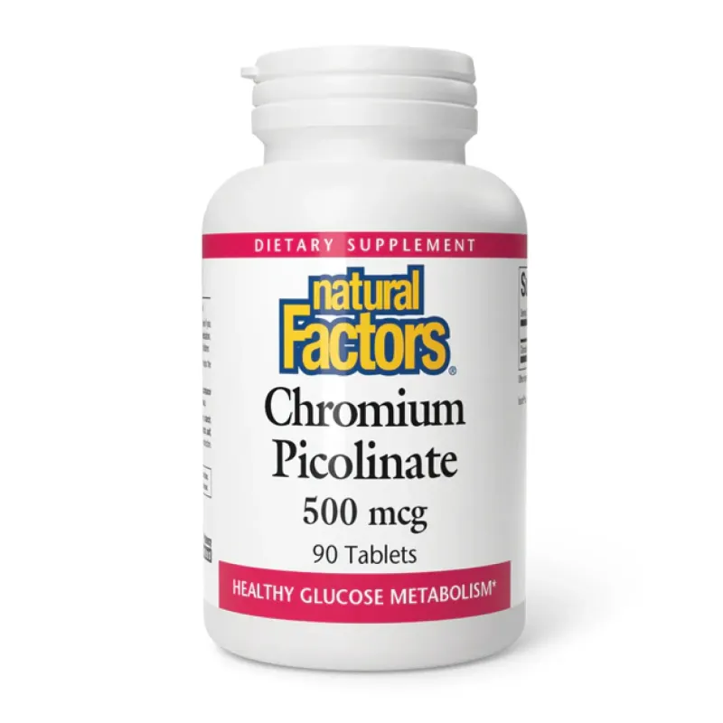 Natural Factors Chromium Picolinate 500 мкг, 90 табл.