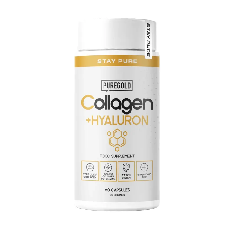 Pure Gold Collagen + Hyaluron, 60 капс.