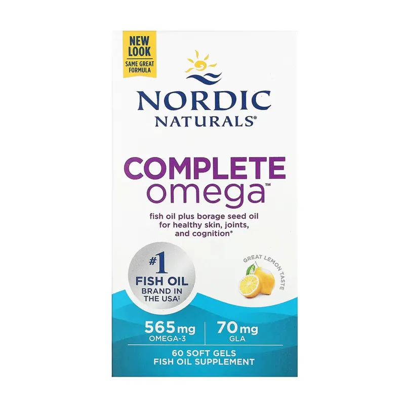 Nordic Naturals Complete Omega, 60 гел. капс.