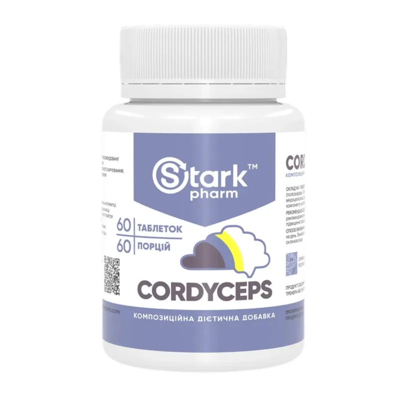 Stark Pharm Cordyceps 500 мг, 60 капс.