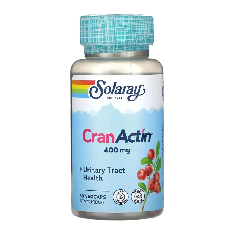 Solaray CranActin Cranberry Extract 400 мг, 60 вег. капс.