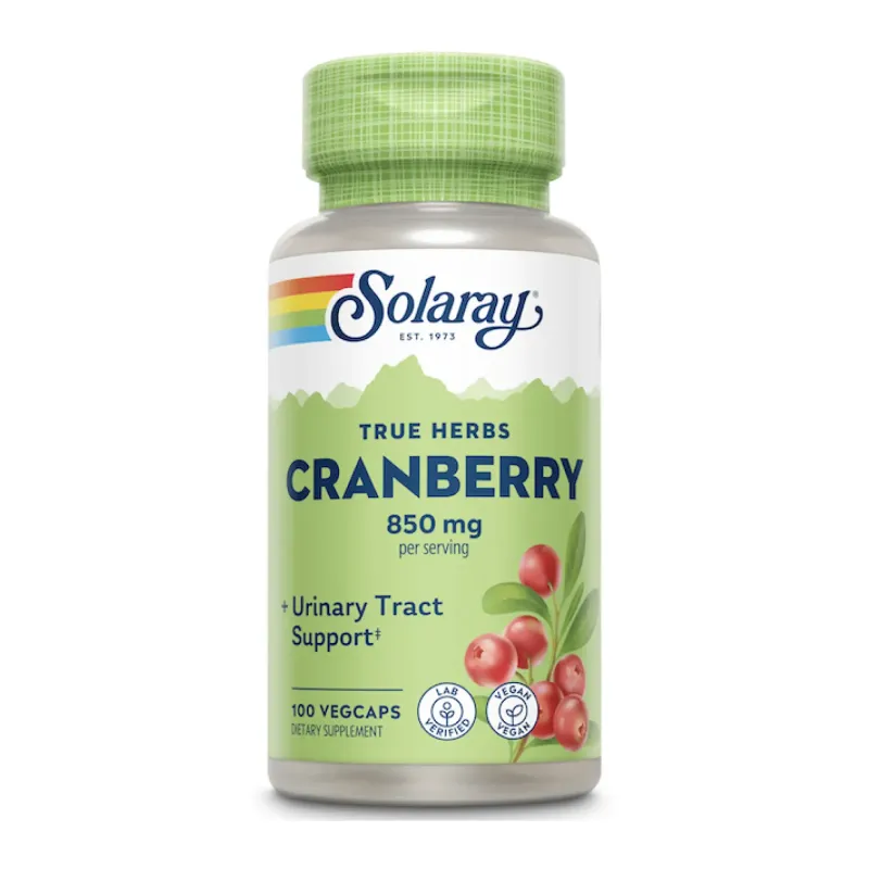 Solaray Cranberry Berry 850 мг, 100 вег. капс.