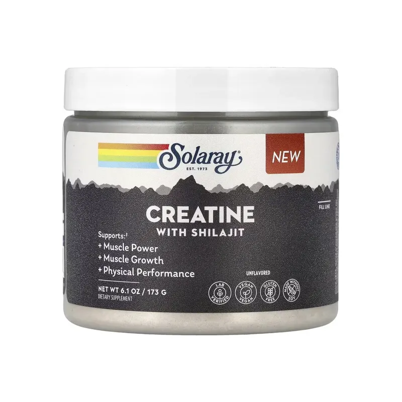 Solaray Creatine with Shilajit, 173 г, Без смаку