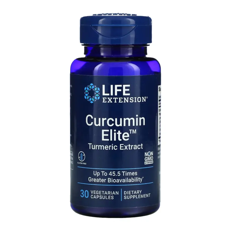 Life Extension Curcumin Elite™ Turmeric Extract, 30 вег. капс.