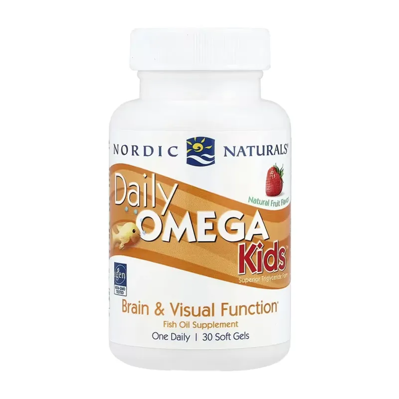 Nordic Naturals Daily Omega Kids, 30 гел. капс., Фрукти