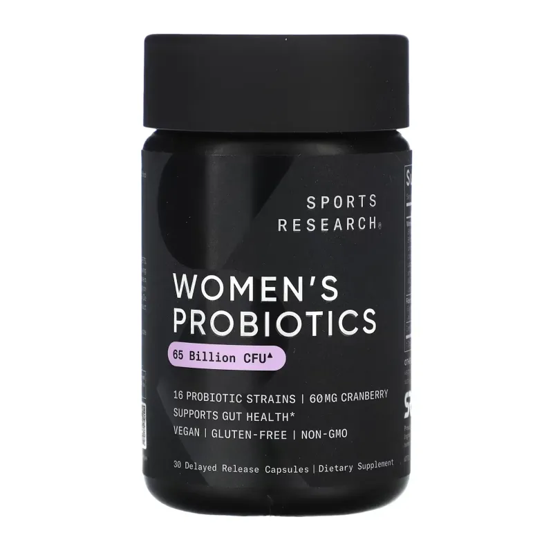 Sports Research Daily Women's Probiotics 65 Billion CFU, 30 вег. капс.