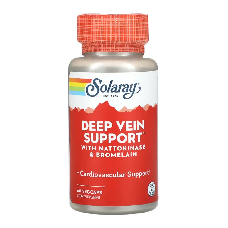 Solaray Deep Vein Support, 60 вег. капс.