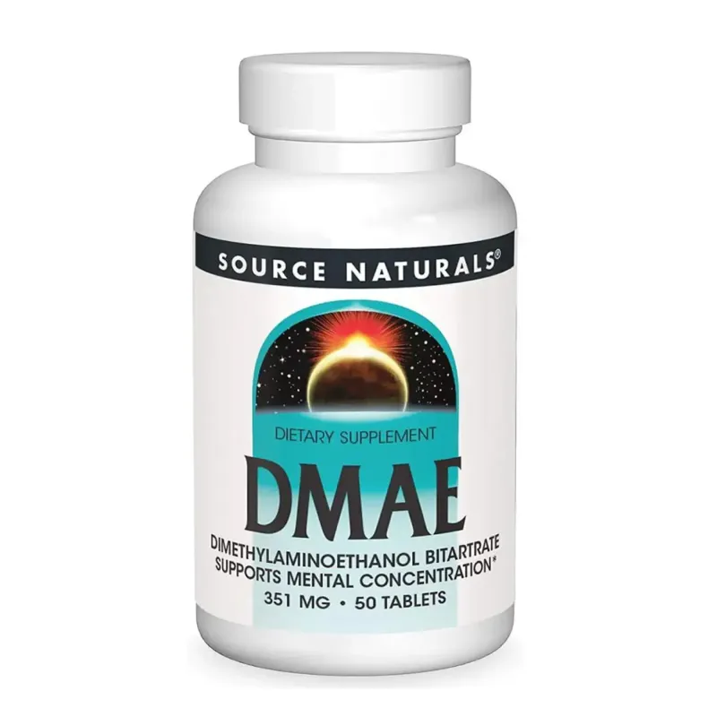 Source Naturals DMAE 351 мг, 50 табл.