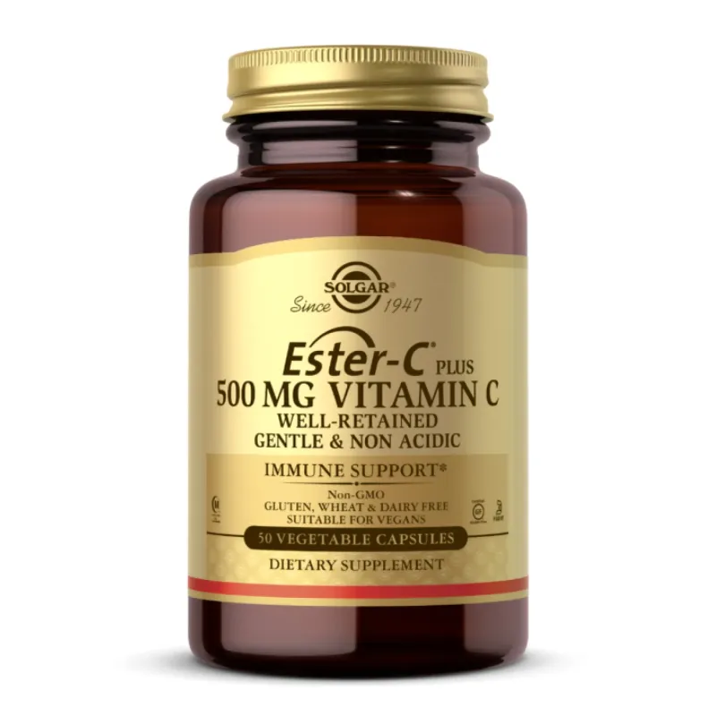 Solgar Ester-C® Plus 500 мг Vitamin C, 50 вег. капс.