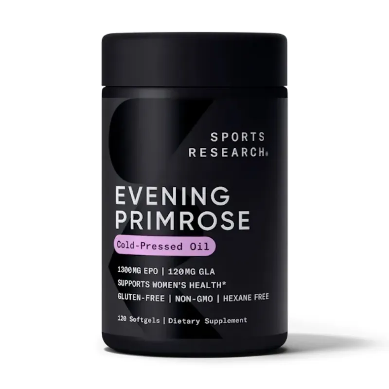 Sports Research Evening Primrose Oil 1300 мг, 120 гел. капс.