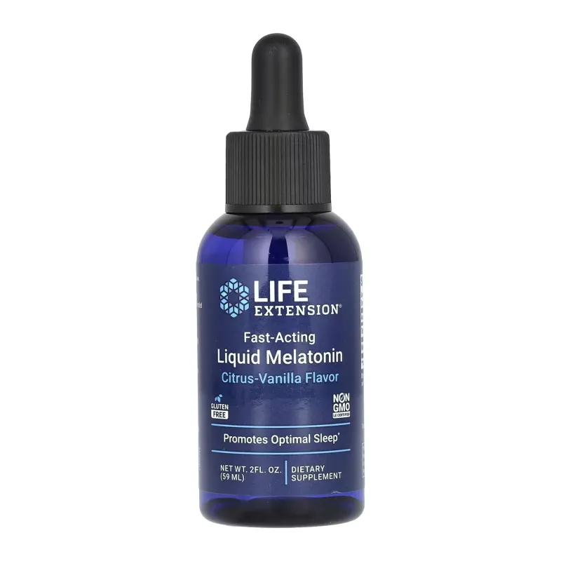 Life Extension Fast-Acting Liquid Melatonin (Citrus-Vanilla), 59 мл