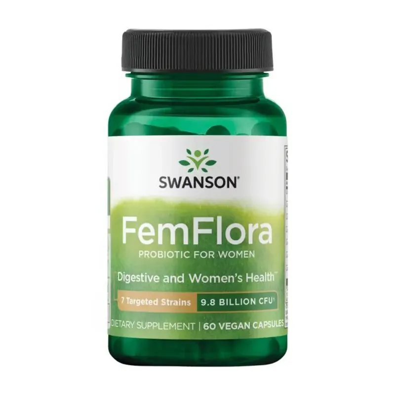 Swanson Femflora Probiotic for Women 9.8 Billion, 60 капс.