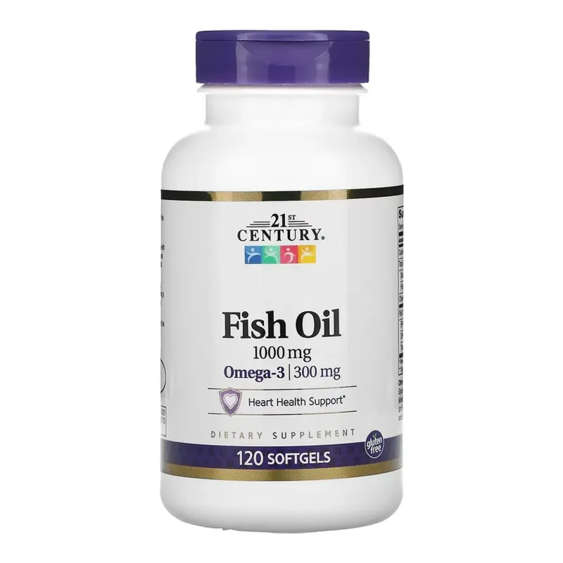 21st Century Fish Oil 1000 мг, 120 гел. капс.