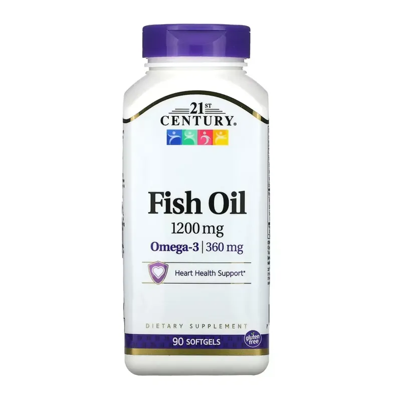 21st Century Fish Oil 1200 мг, 90 гел. капс.