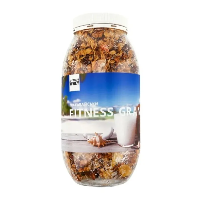 Craft Whey Fitness Granola, 450 г, Гавайський