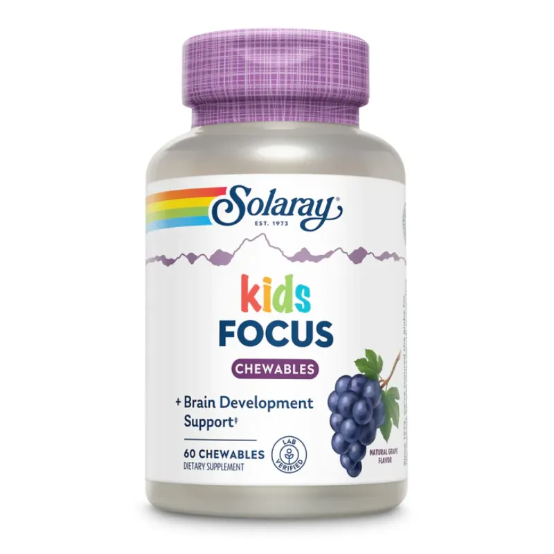 Solaray Focus for Children, 60 жув. табл.