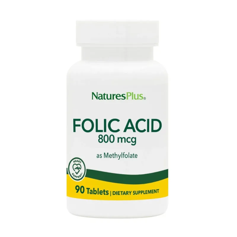 Nature's Plus Folic Acid 800 мкг, 90 табл.