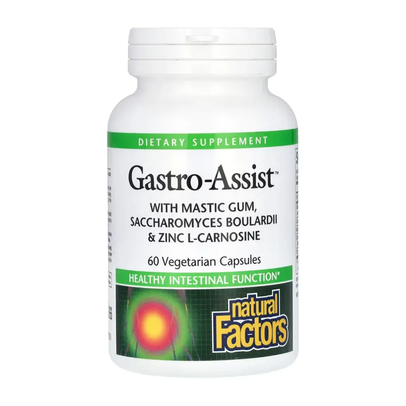 Natural Factors GastroAssist, 60 вег. капс.