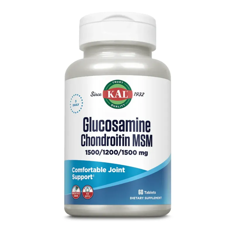 KAL Glucosamine Chondroitin MSM, 60 табл.