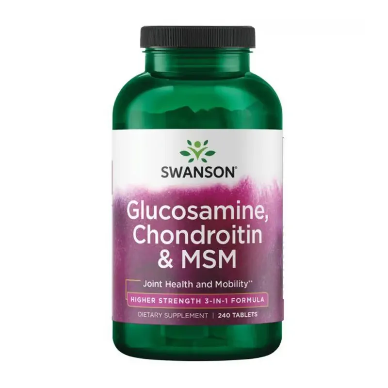 Swanson Glucosamine Chondroitin & Msm - Higher Strength, 240 табл.