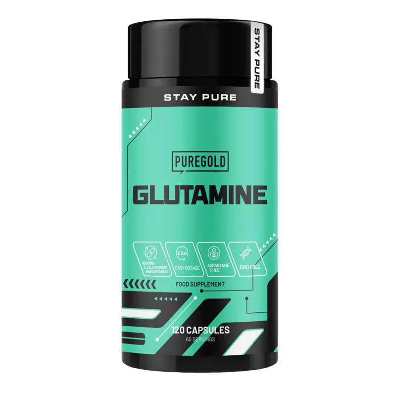 Pure Gold Glutamine, 120 капс.