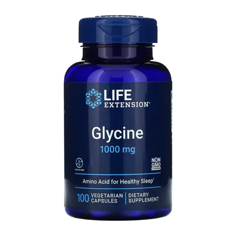 Life Extension Glycine 1000 мг, 100 вег. капс.