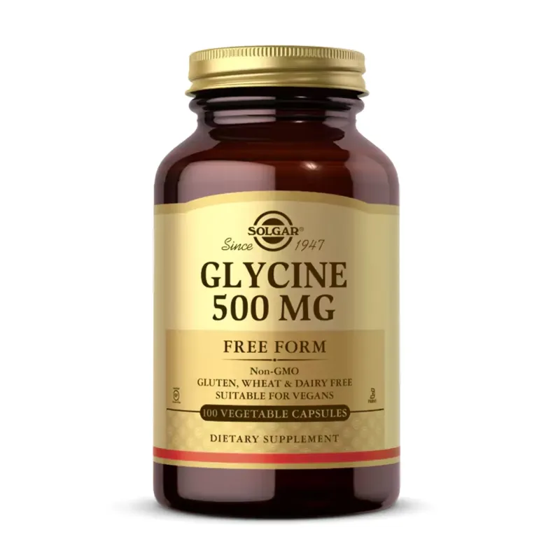 Solgar Glycine 500 мг, 100 вег. капс.