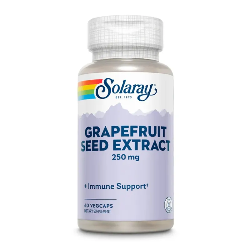 Solaray Grapefruit Seed Extract 250 мг, 60 вег. капс.