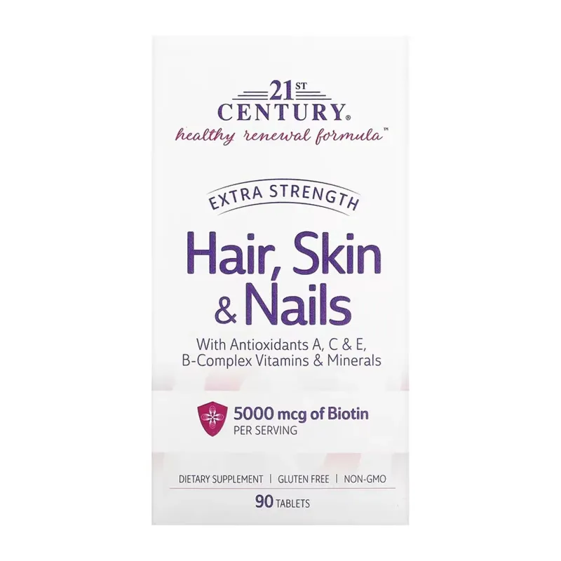 21st Century Hair, Skin & Nails Extra Strength, 90 табл.