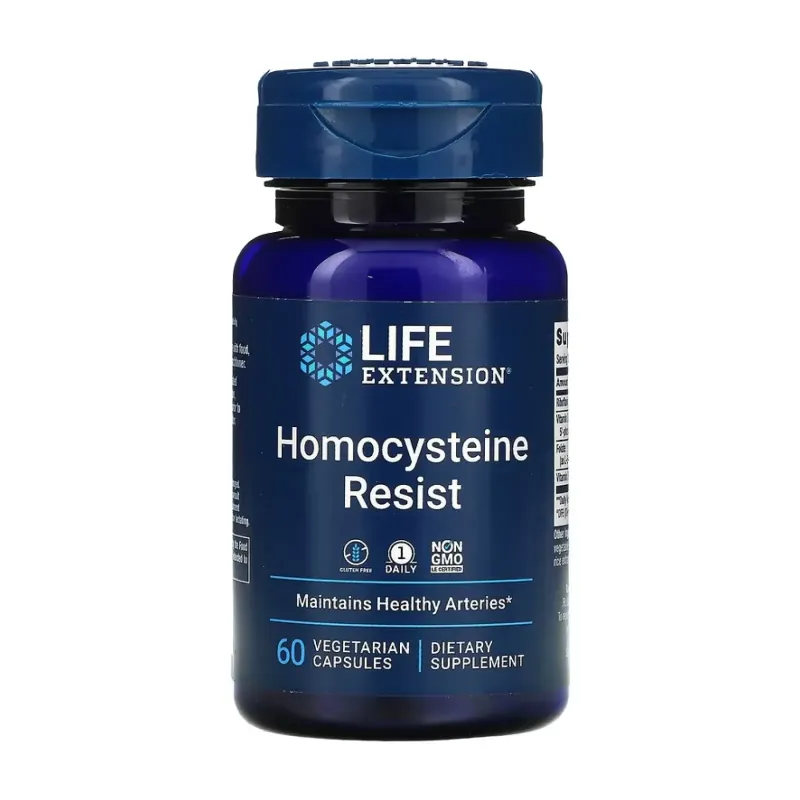 Life Extension Homocysteine Resist, 60 вег. капс.