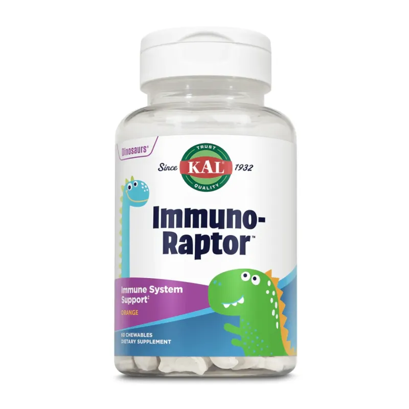 KAL Immuno-Raptor, 60 жув. табл., Апельсин