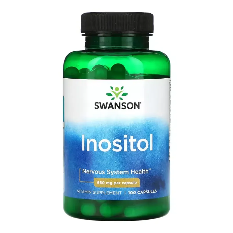 Swanson Inositol 650 мг, 100 капс.