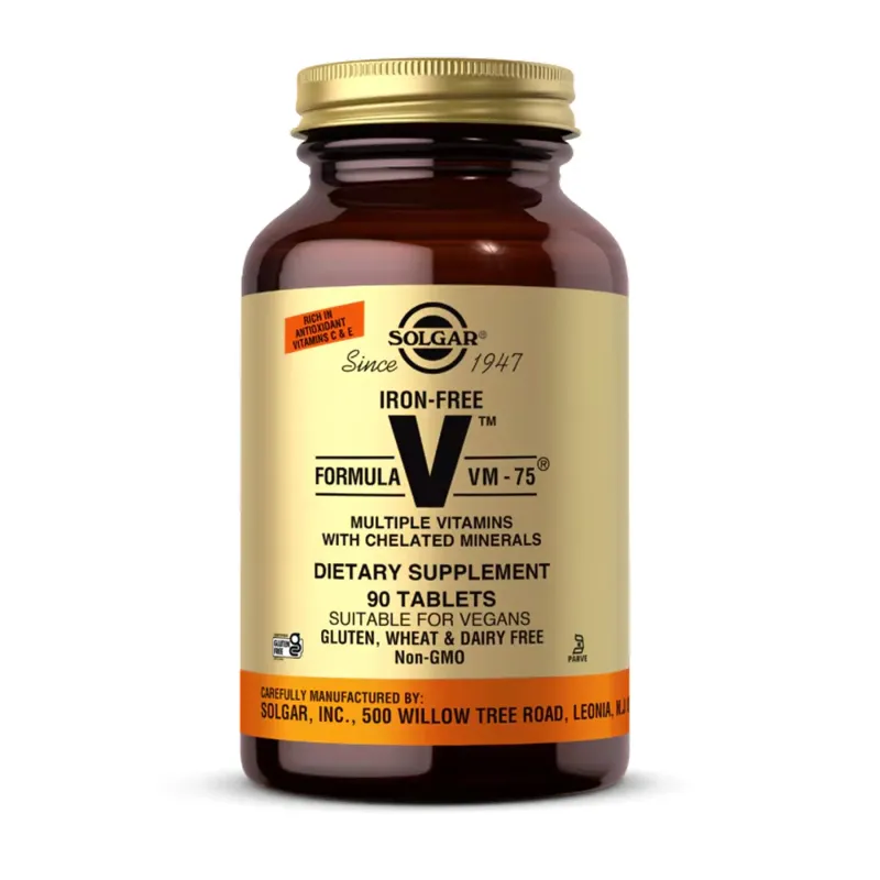 Solgar Iron-Free Formula VM-75®, 90 табл.