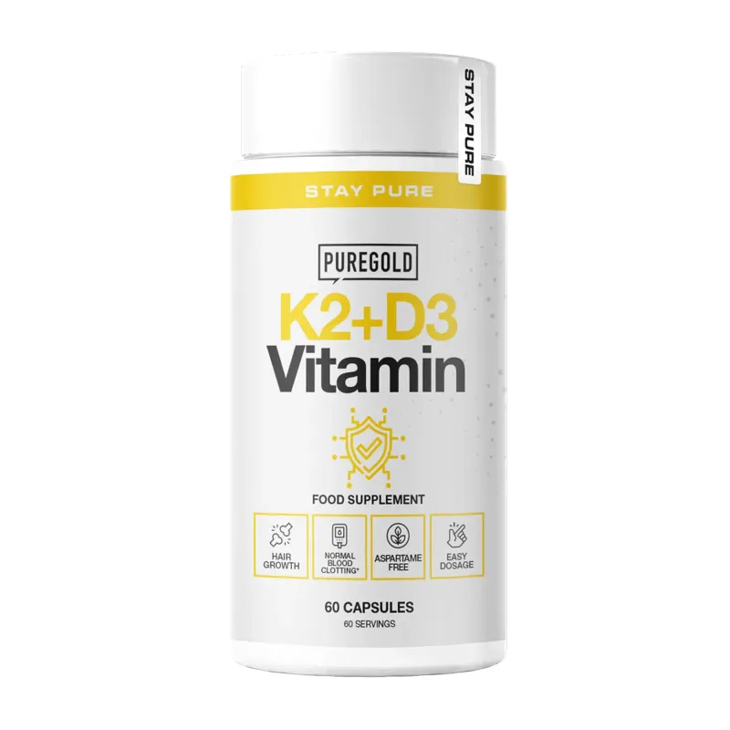 Pure Gold K2+D3 Vitamin, 60 капс.