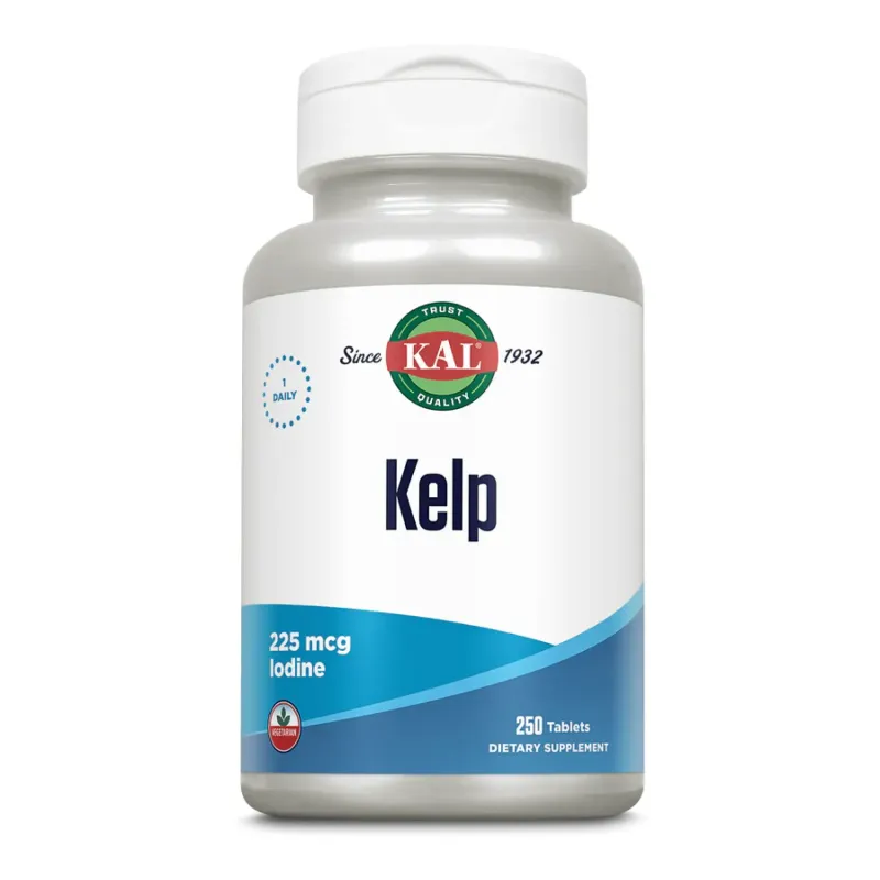 KAL Kelp Iodine 225 мкг, 250 табл.