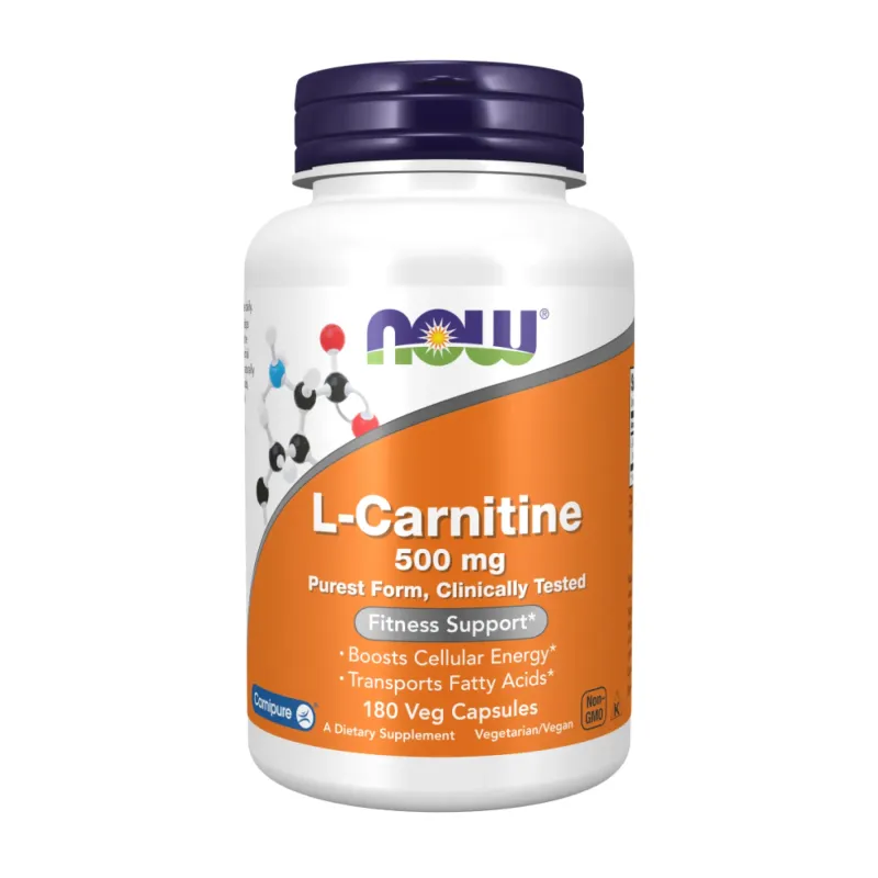 NOW Foods L-Carnitine 500 мг, 180 капс.
