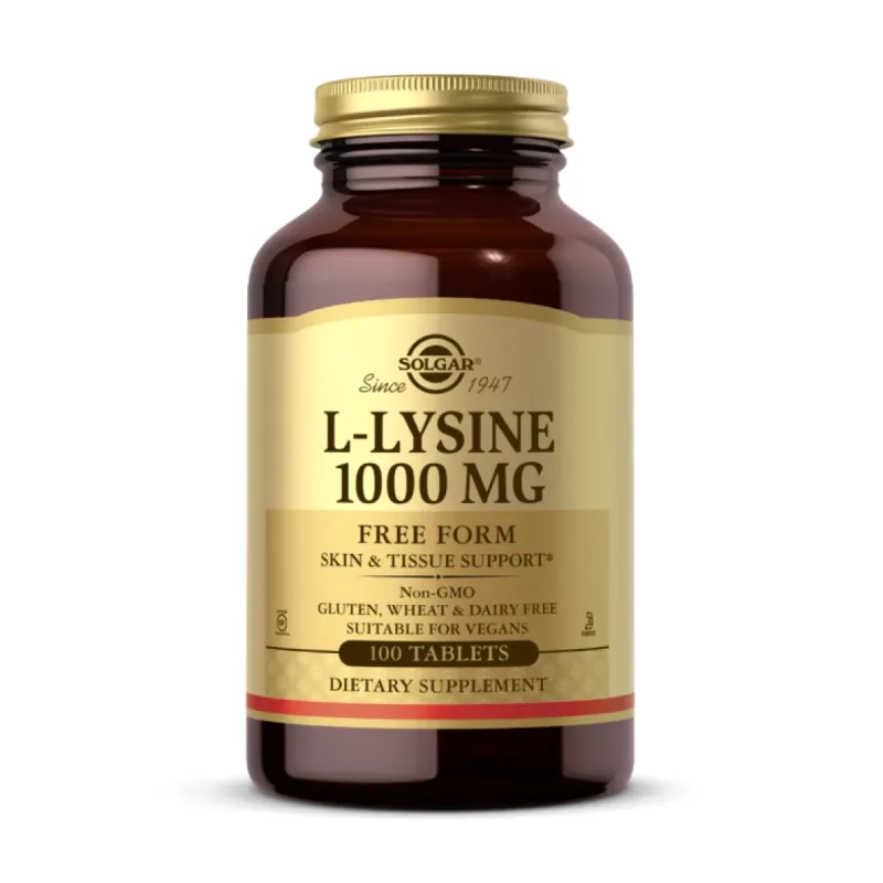 Solgar L-Lysine 1000 мг, 100 табл.
