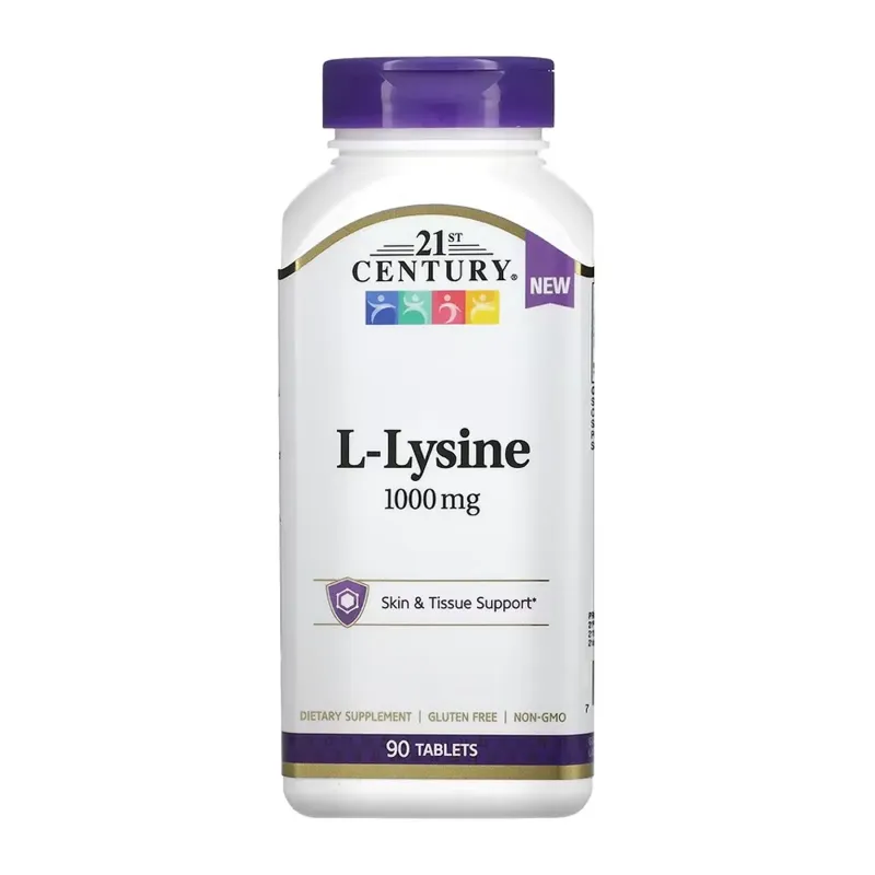 21st Century L-Lysine 1000 мг, 90 табл.