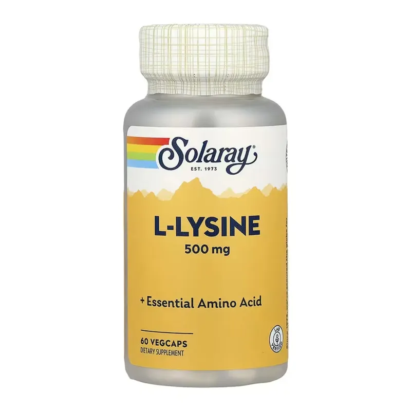 Solaray L-Lysine 500 мг, 60 вег. капс.
