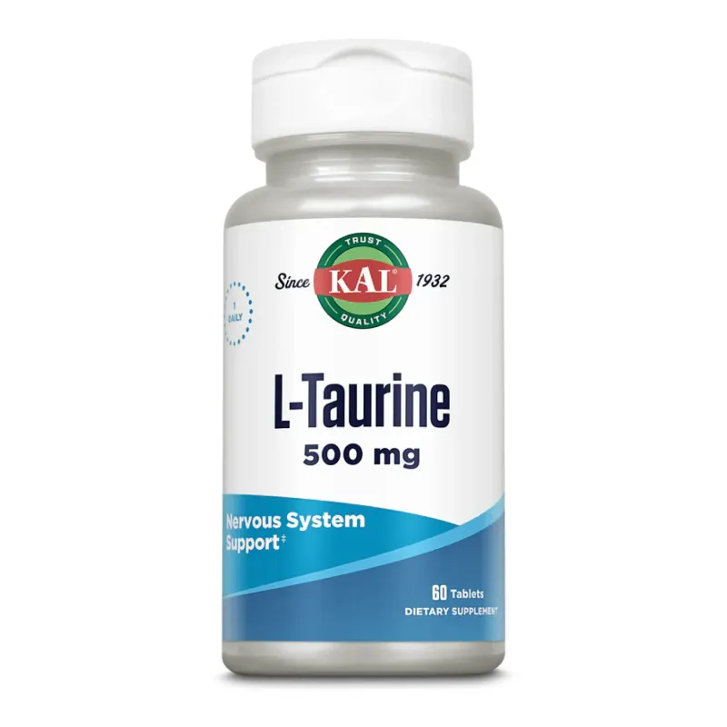 KAL L-Taurine 500 мг, 60 табл.