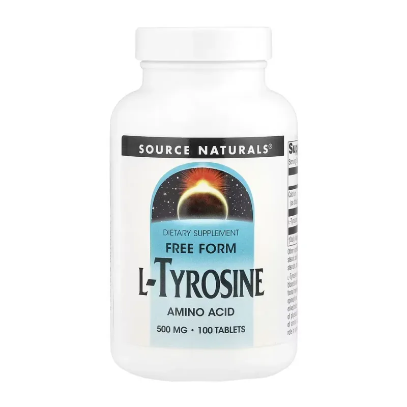 Source Naturals L-Tyrosine 500 мг, 100 табл.
