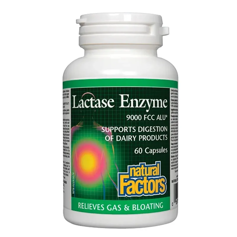Natural Factors Lactase Enzyme, 60 капс.