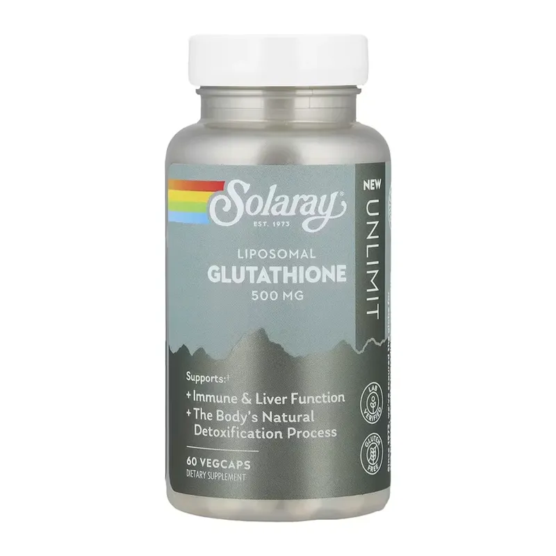 Solaray Liposomal Glutathione 500 мг, 60 вег. капс.