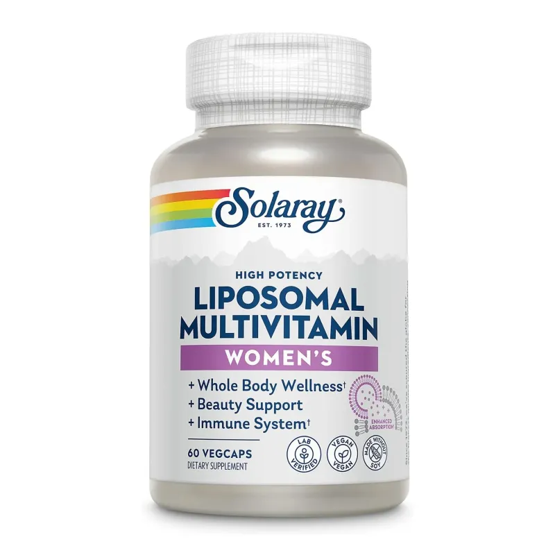 Solaray Liposomal Multivitamin Womens, 60 вег. капс.