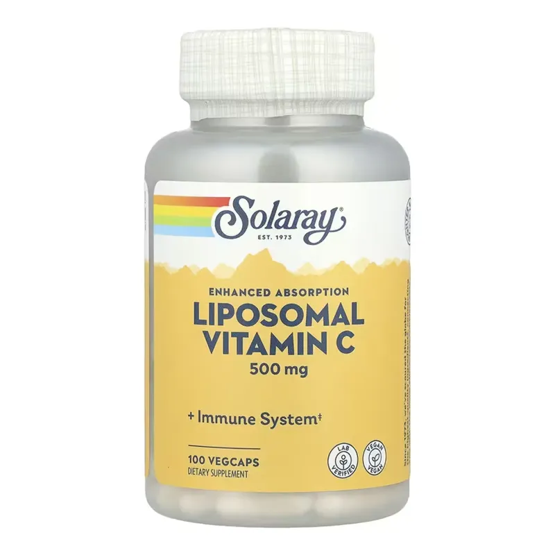Solaray Liposomal Vitamin C 500 мг, 100 вег. капс.