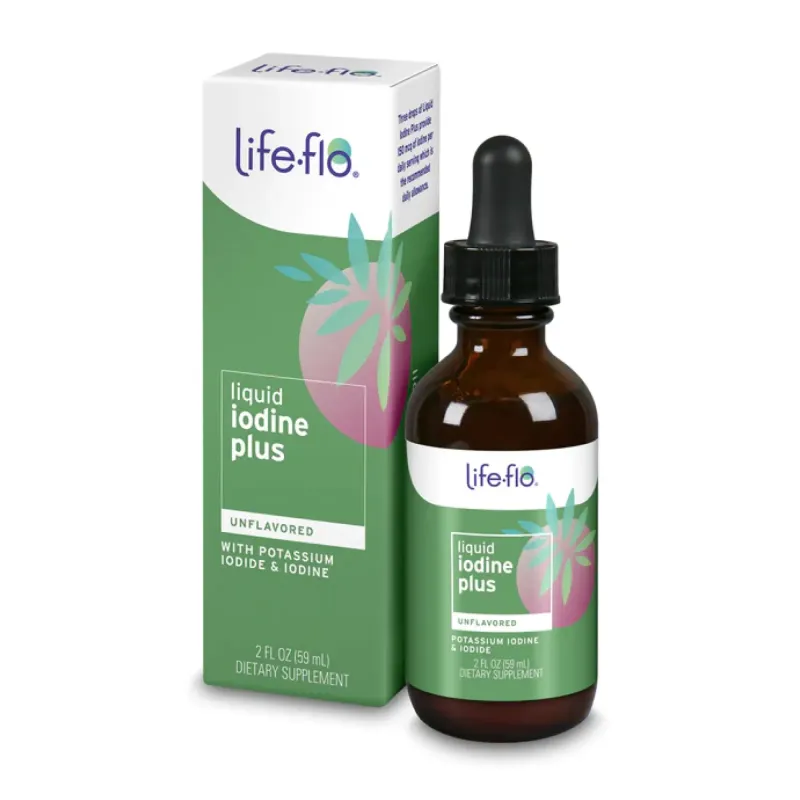 Life-flo Liquid Iodine Plus, 59 мл, Без смаку