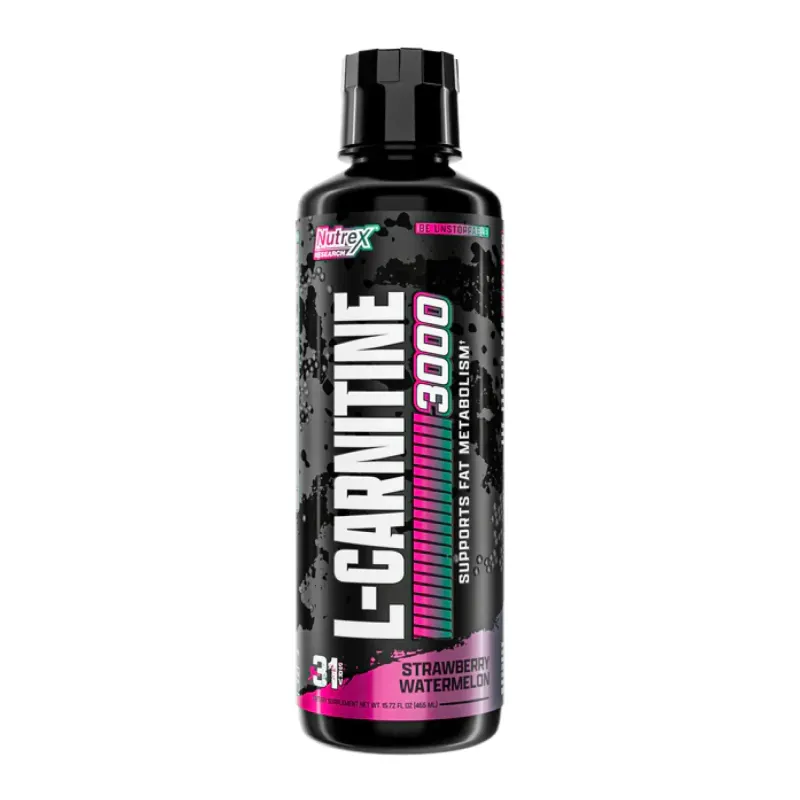 Nutrex Liquid L-Carnitine 3000, 465 мл, Полуниця-кавун