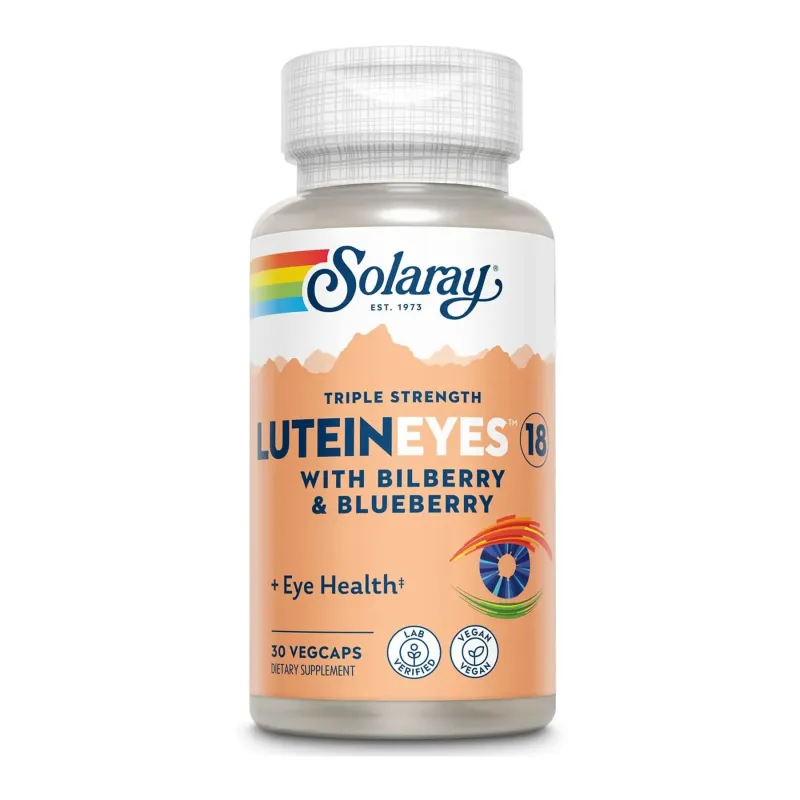 Solaray Lutein Eyes 18, 30 вег. капс.