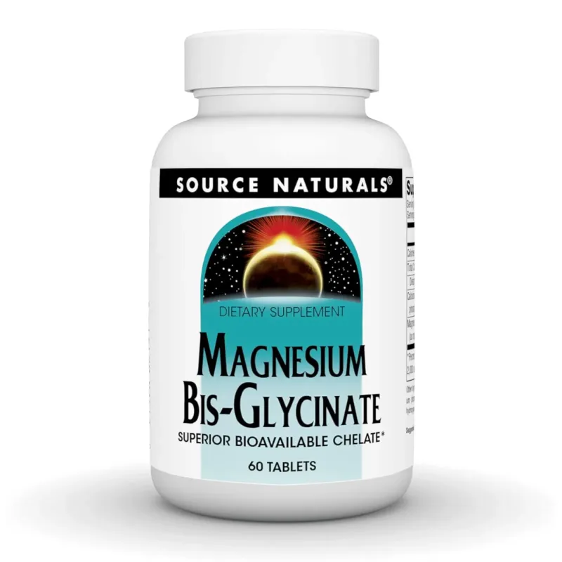 Source Naturals Magnesium Bis-Glycinate, 60 табл.