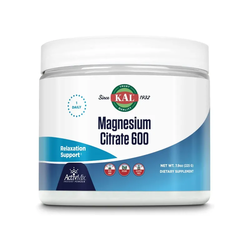 KAL Magnesium Citrate 600 мг, 225 г